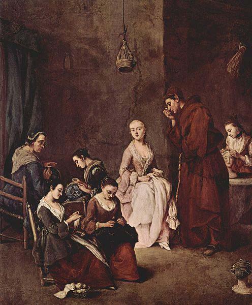 Pietro Longhi Die Versuchung oil painting picture